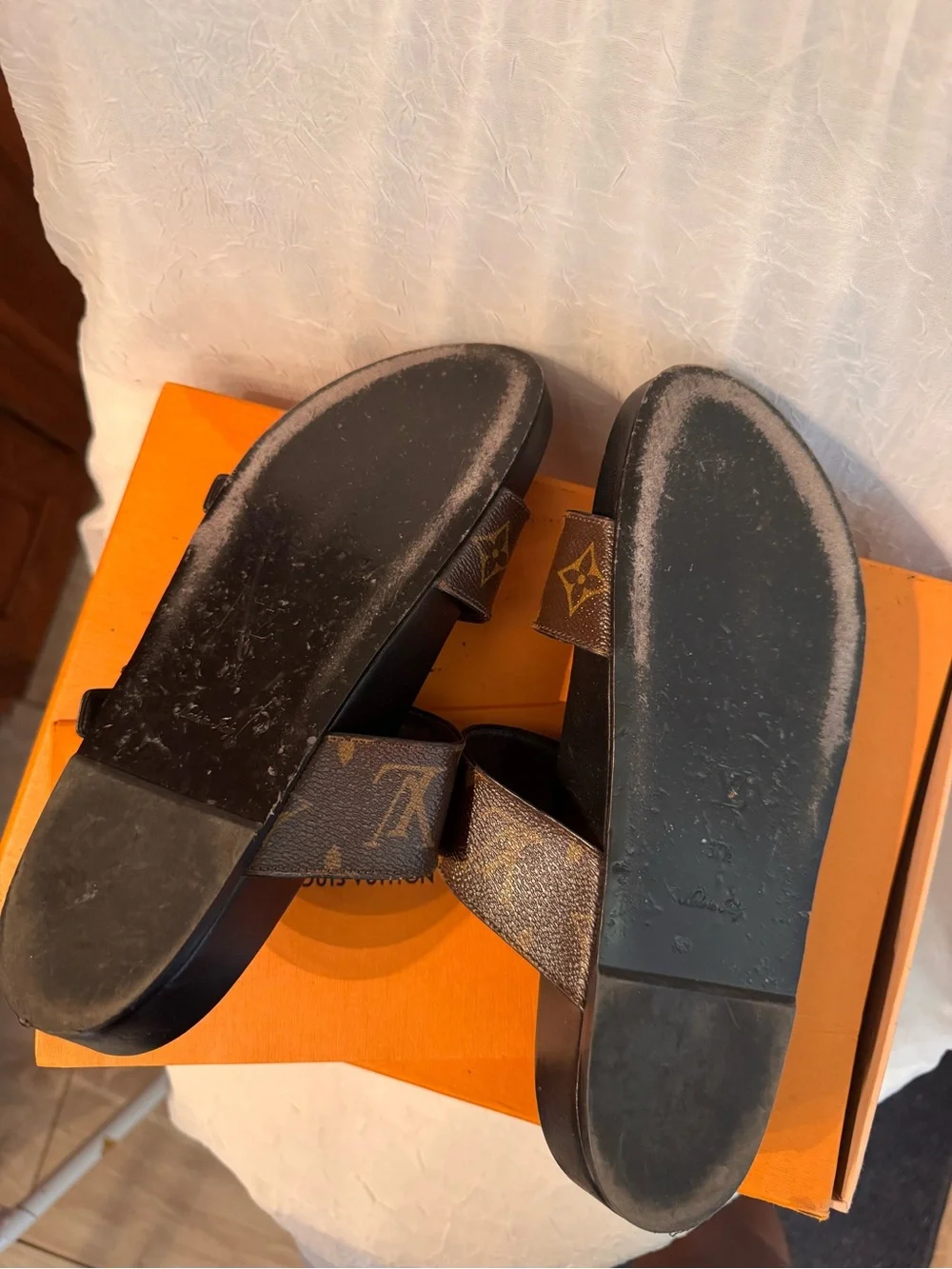 Authentic Louis Vuitton slide